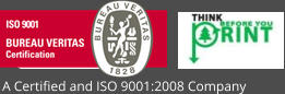 A Certified and ISO 9001:2008 Company